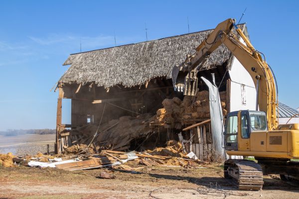 Barn Demolition in Gig Harbor